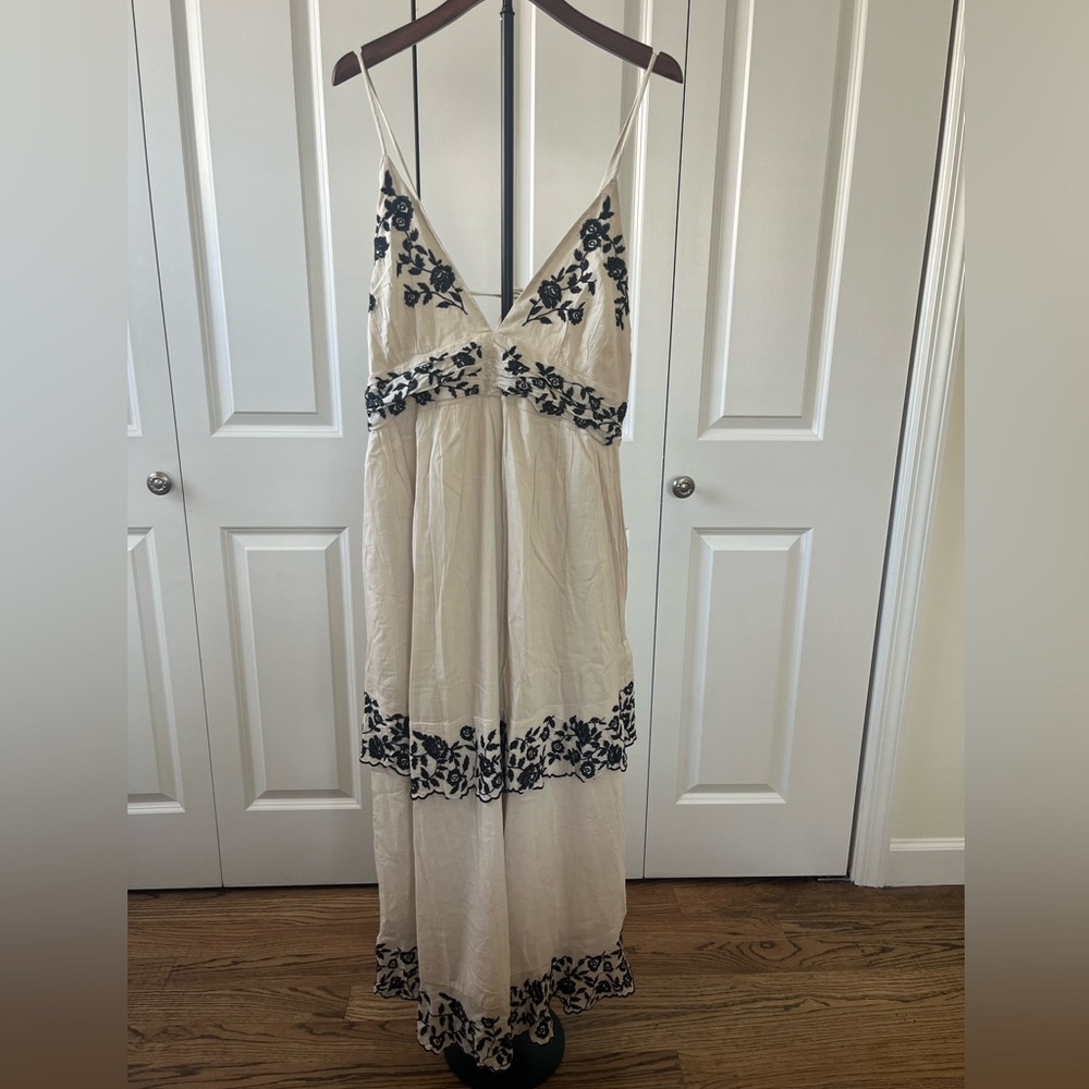 Abercrombie & Fitch Tiered Ruffle Maxi Dress XL